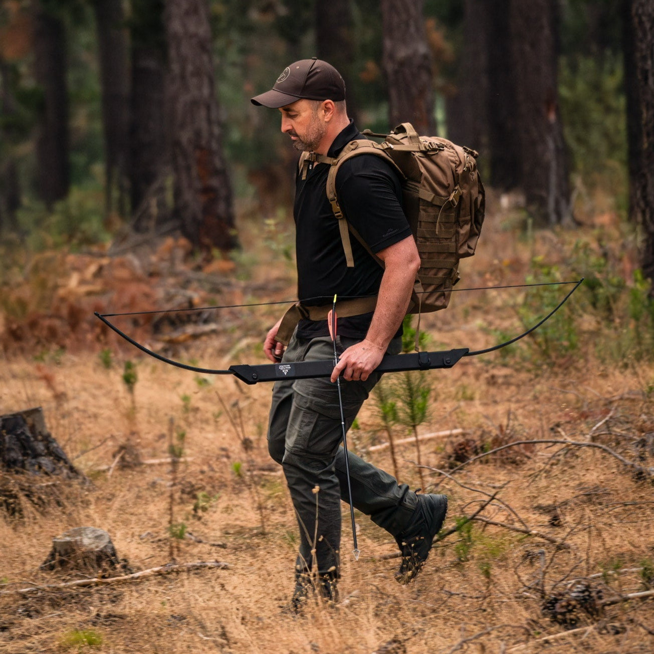 Recon Folding Survival Bow 40# | Compact Takedown Archery for Bug-Out Bags