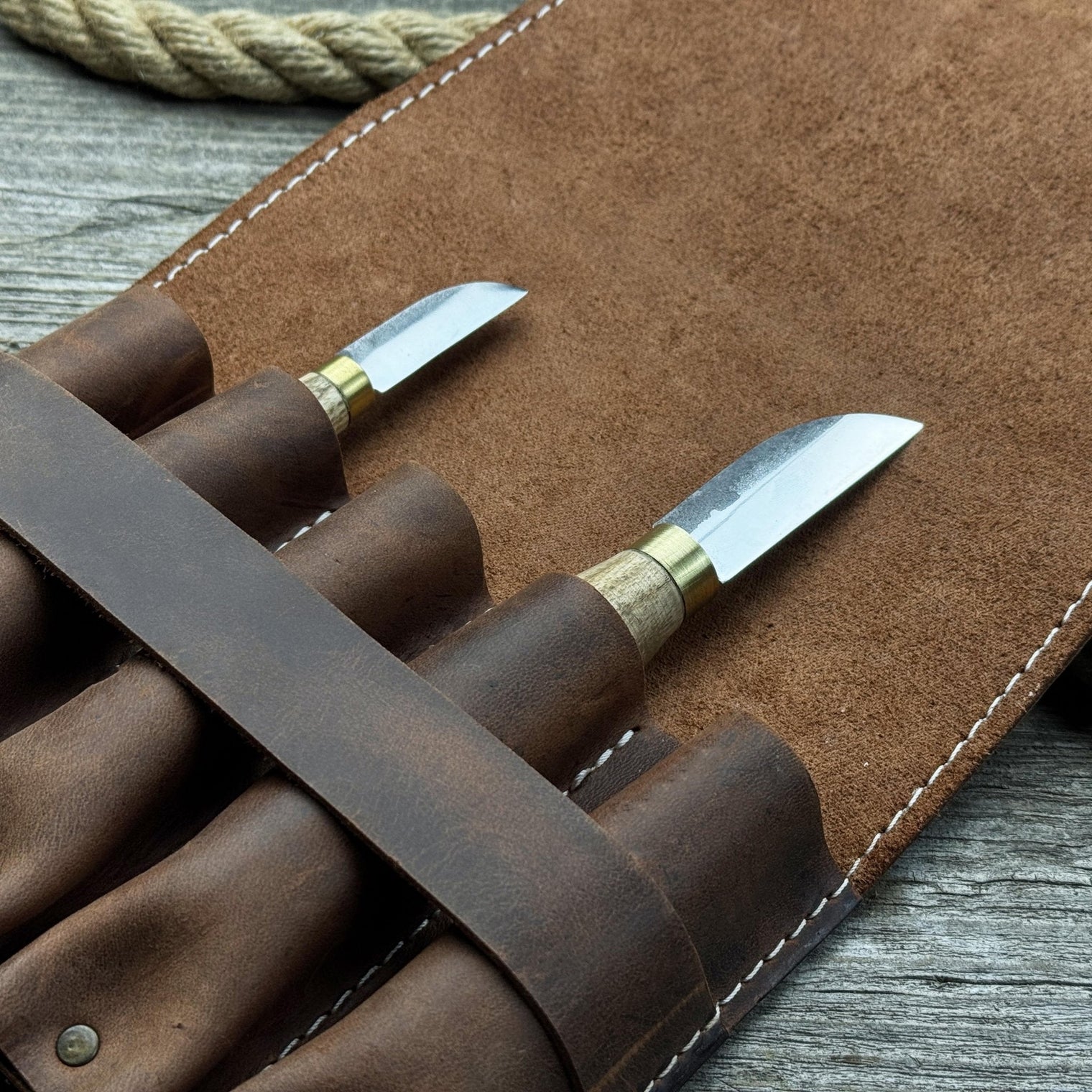 5-Pocket Leather Tool Case
