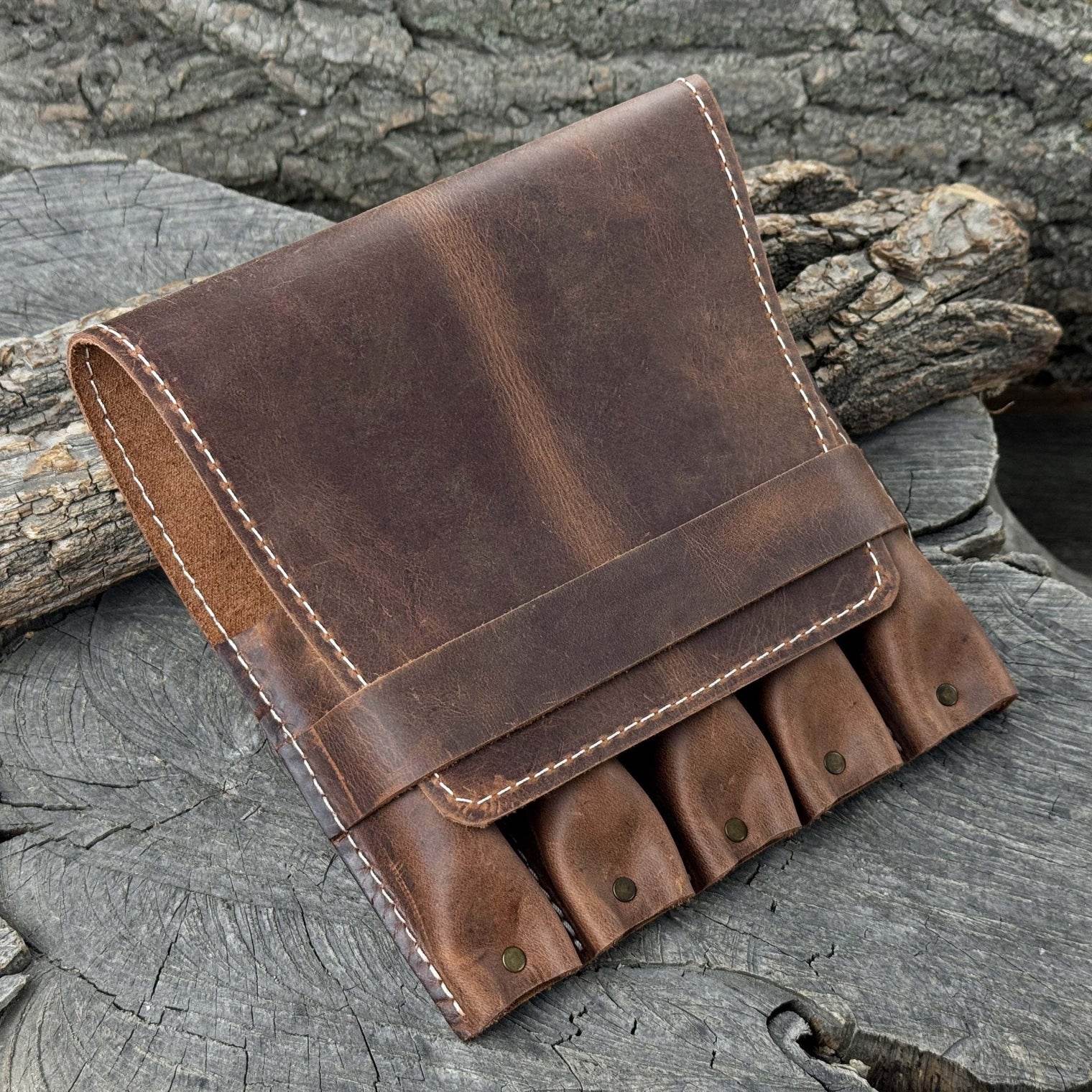 5-Pocket Leather Tool Case
