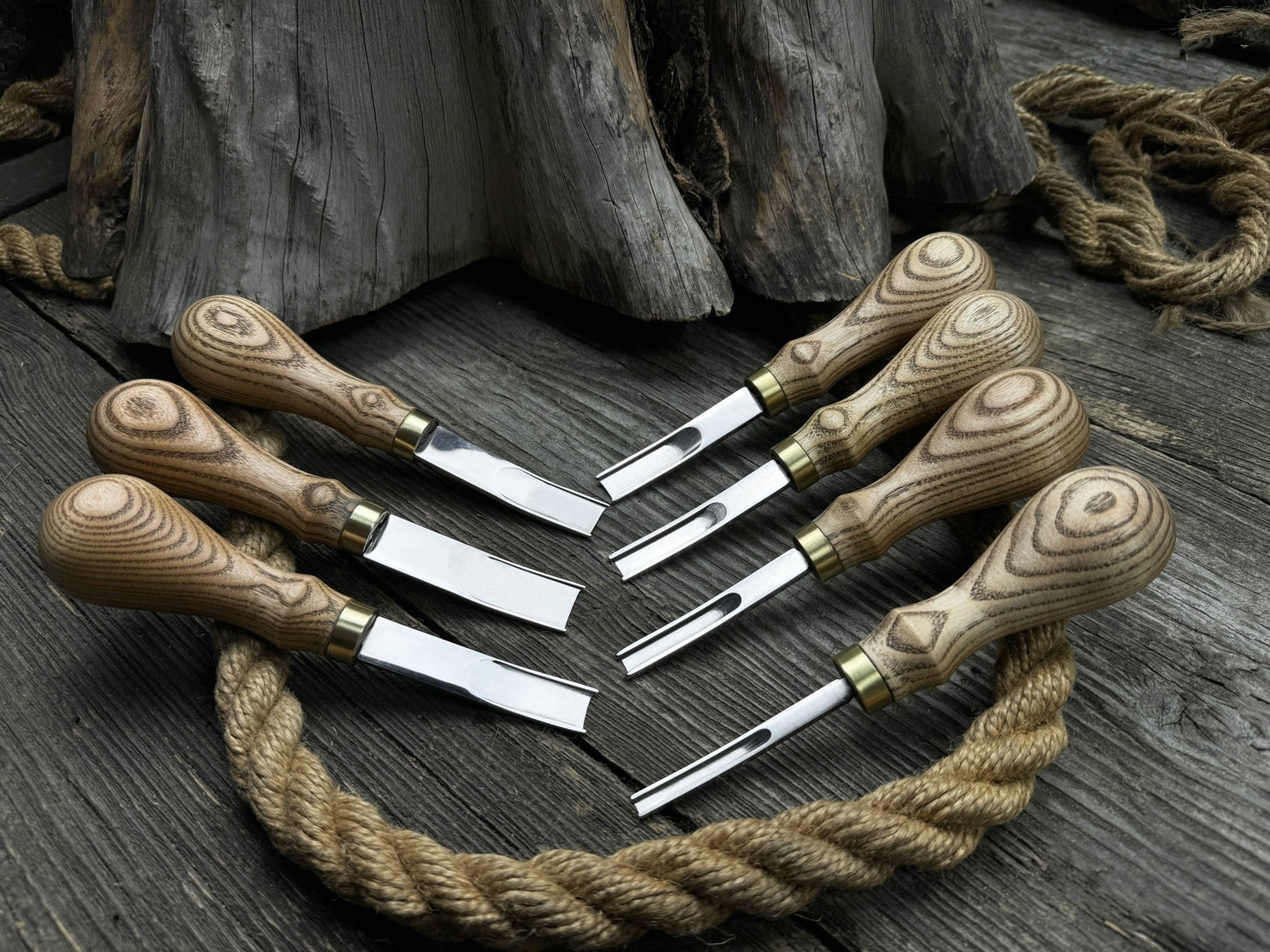 7-Piece Leather Edge Skiver Set