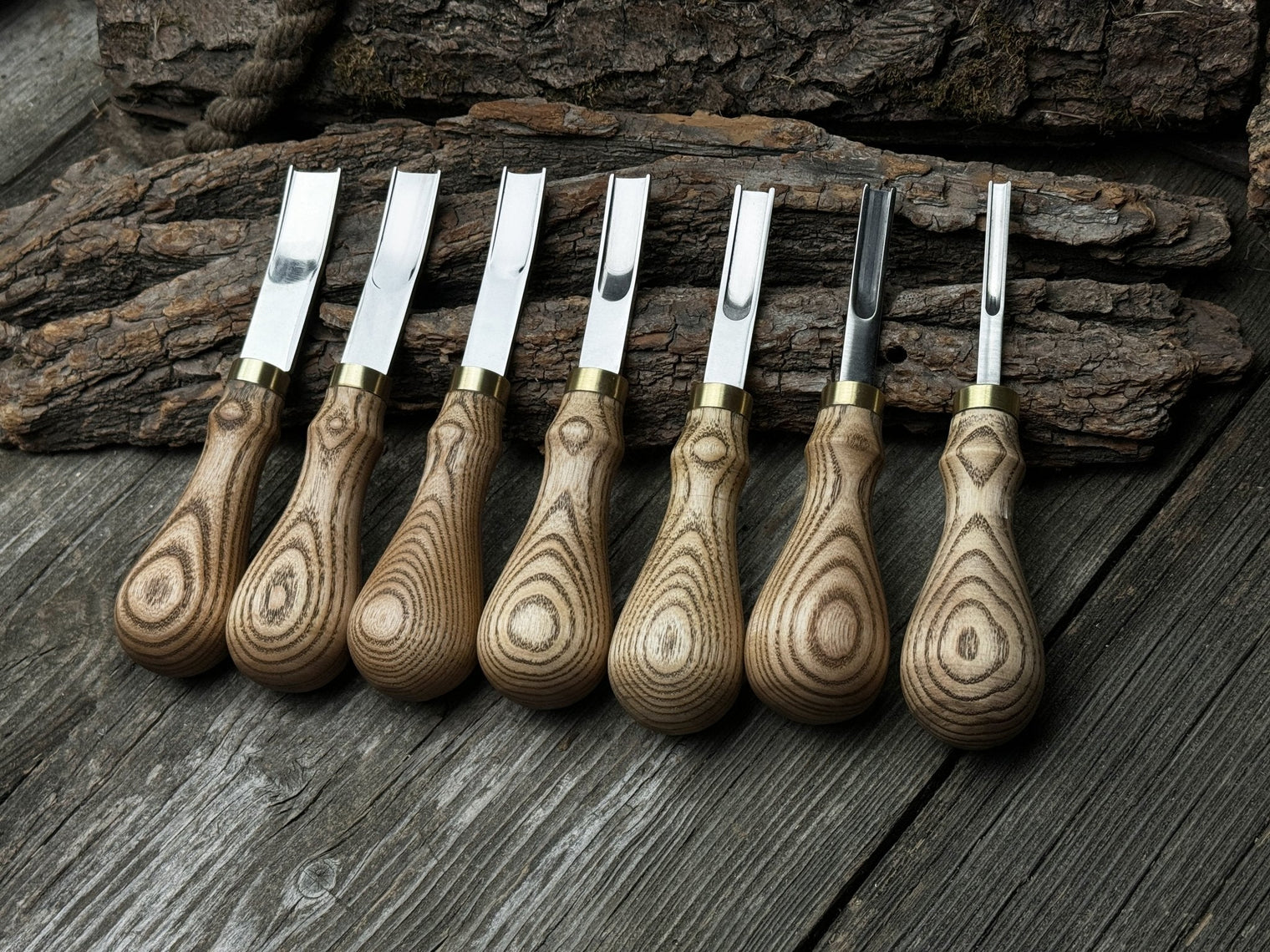 7-Piece Leather Edge Skiver Set