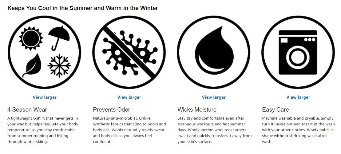 Men’s Merino Wool Tee | Lightweight Short Sleeve Base Layer