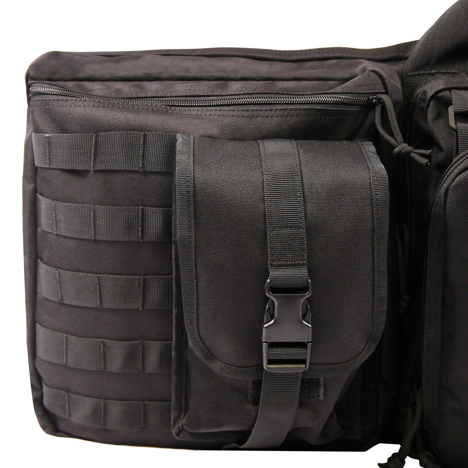 Precision 37" Double-Rifle Case | Tactical Rifle Bag with Detachable Pistol Case
