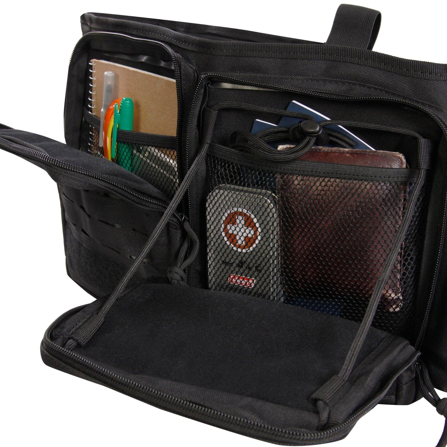 Timer Messenger Bag | Tactical Laptop Bag with MOLLE & Admin Panel