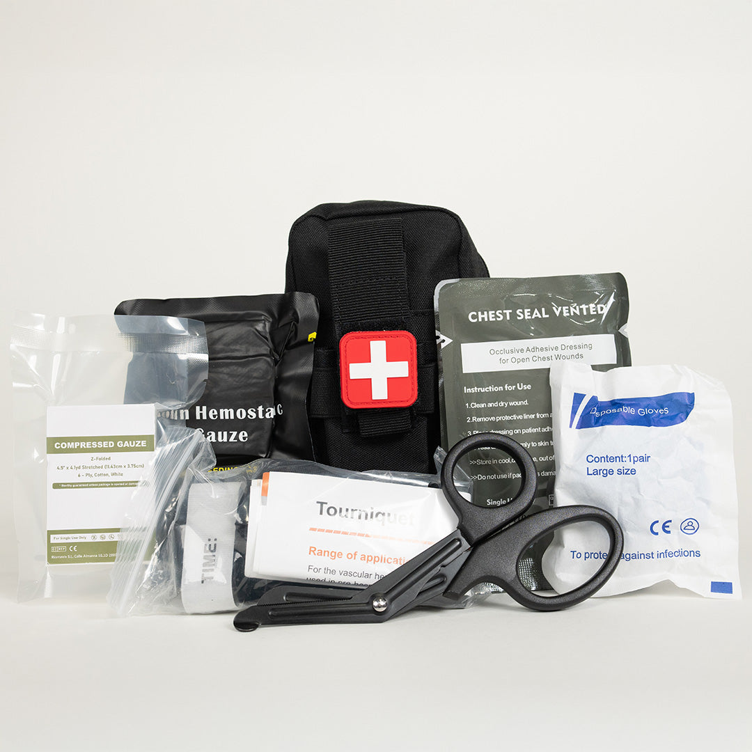 On-Hand First Aid Kit (OHFAK) – Compact Emergency Medical Pouch for Travel, Camping & Workplaces