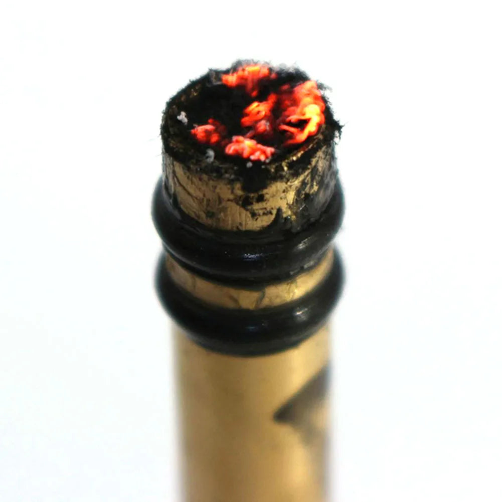 Brass Fire Piston Kit Portable Ignited Piston Firearm Useful Air Compression Fire Tube Survival Tool for Outdoor Travel