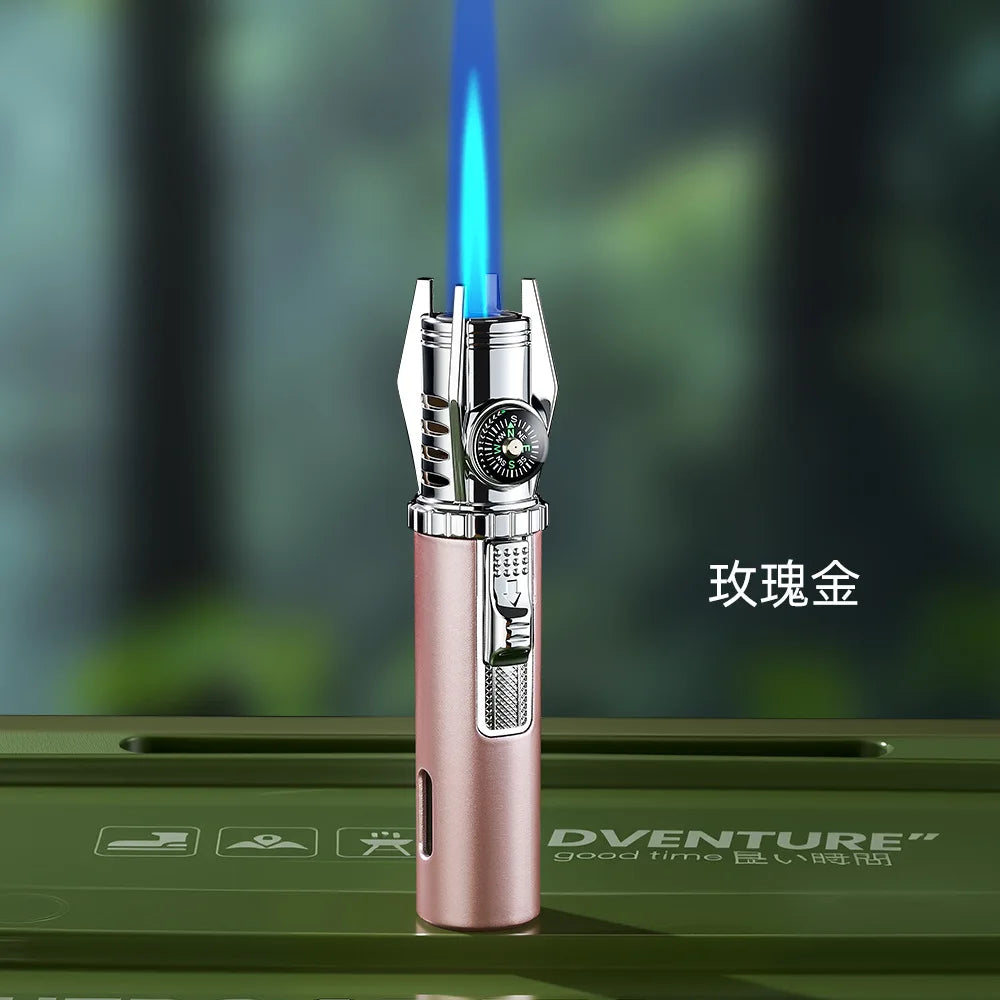 Windproof Emergency Lighter Gun with Compass | Survival Fire Starter