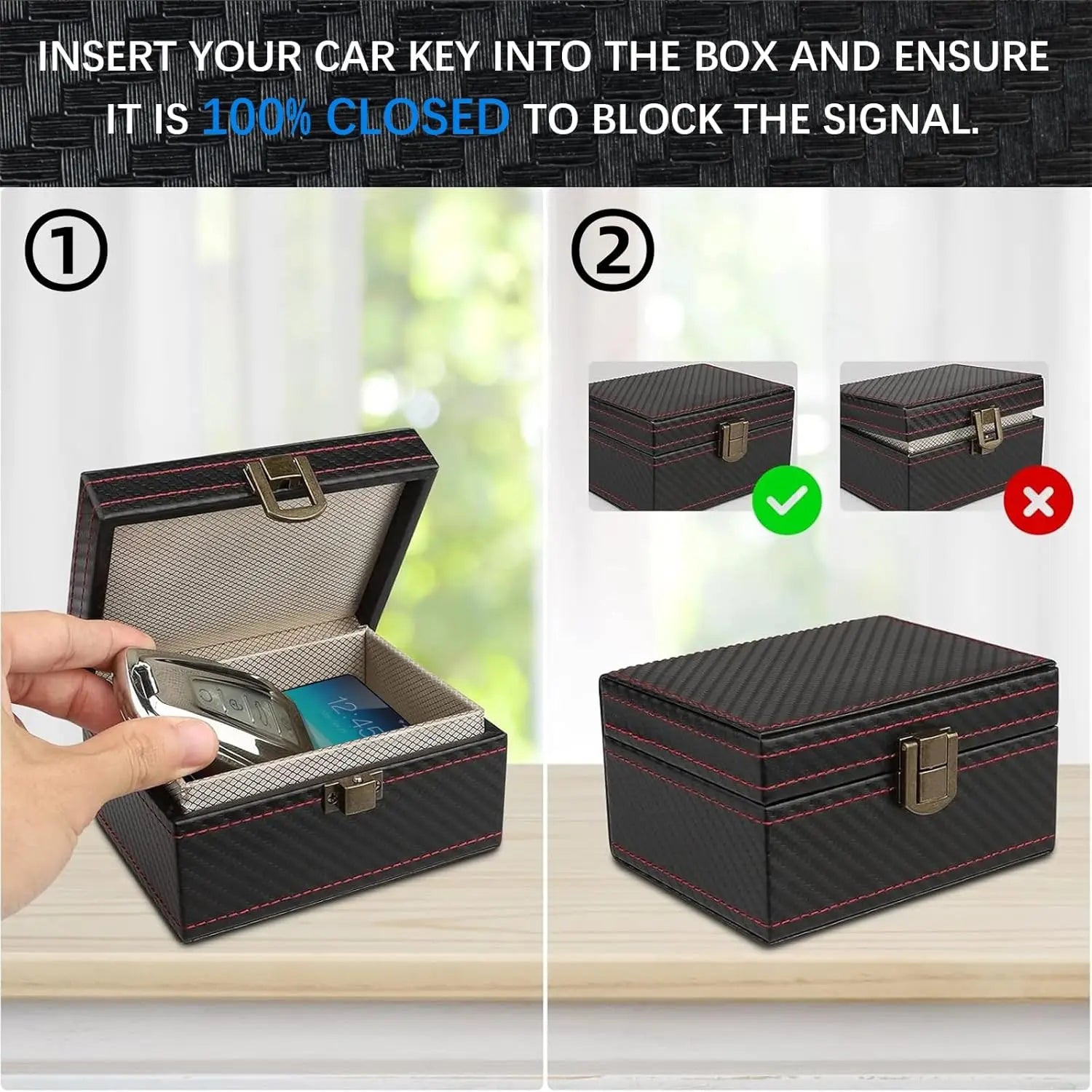 Protection Car Key Box & 2 Faraday Bags | Keyless Go Protection