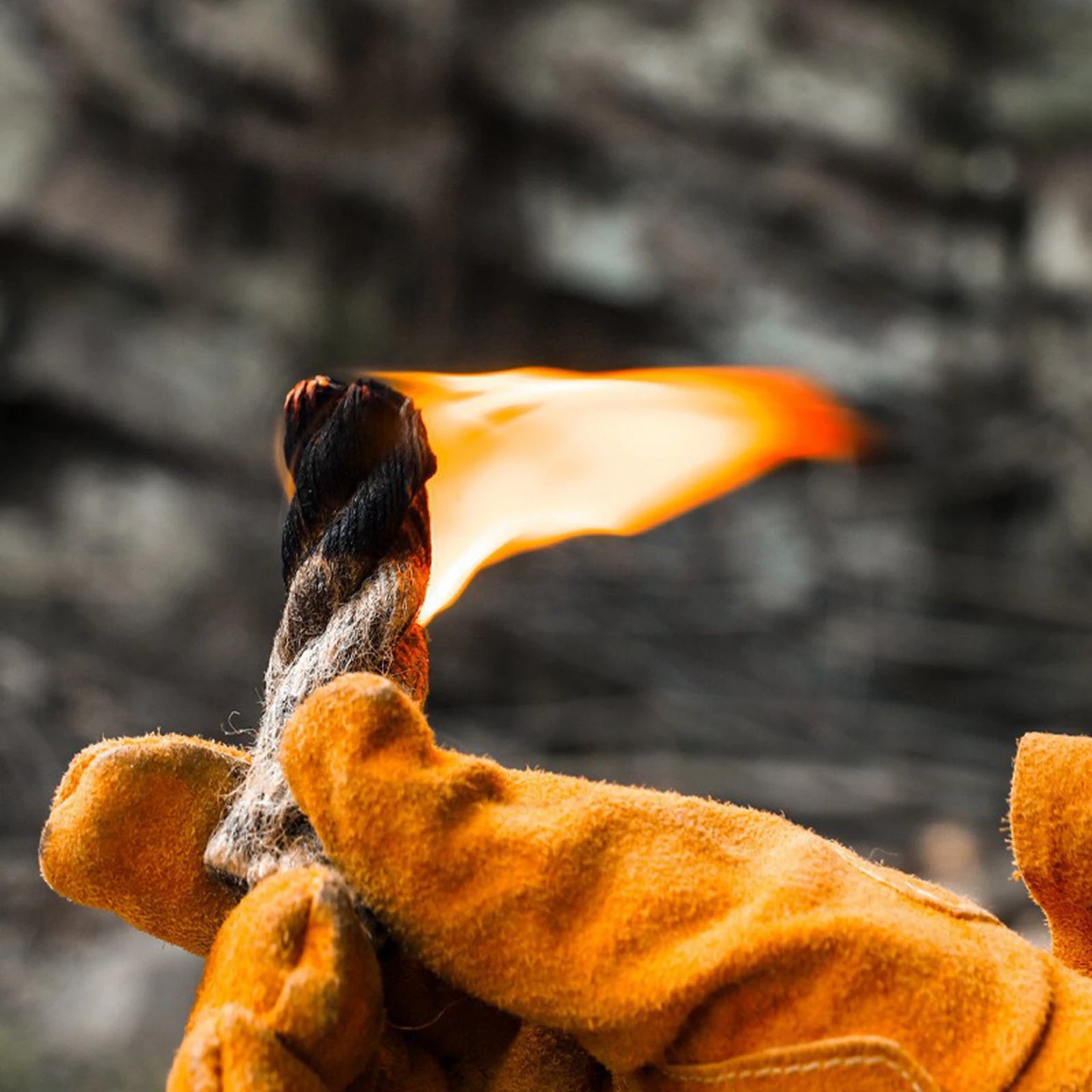 Outdoor Survival Tinder Rope | Quick Fire Starter for Camping & Hiking