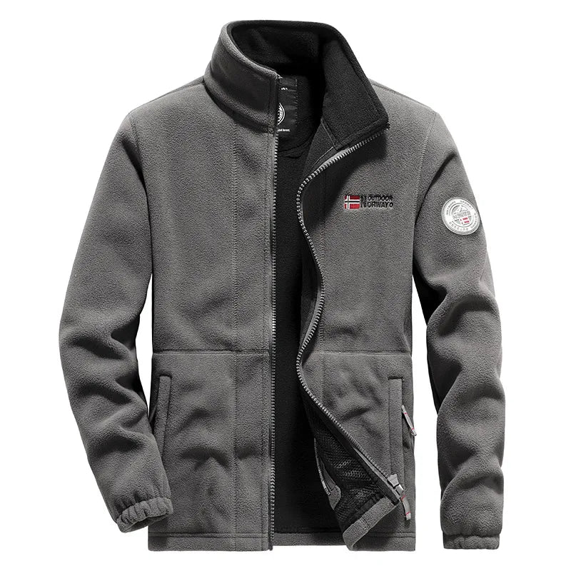 Men’s Polar Fleece Jacket | Windbreaker Winter Coat