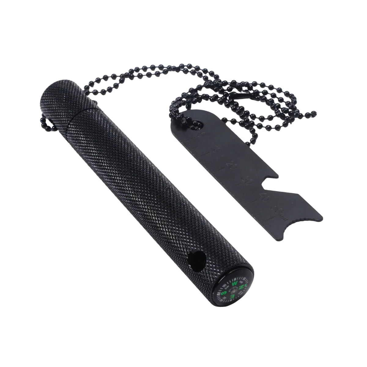 Fire Steel Magnesium Rod | Spark Steel with Chain & Compass