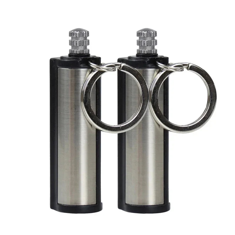 Permanent Match Flint Keychain Lighter | Waterproof Outdoor Fire Starter