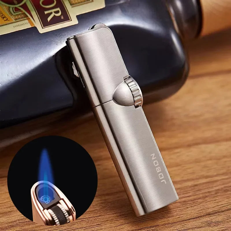 4-Flame Jet Torch Windproof Cigar Lighter | Metal Butane Lighter