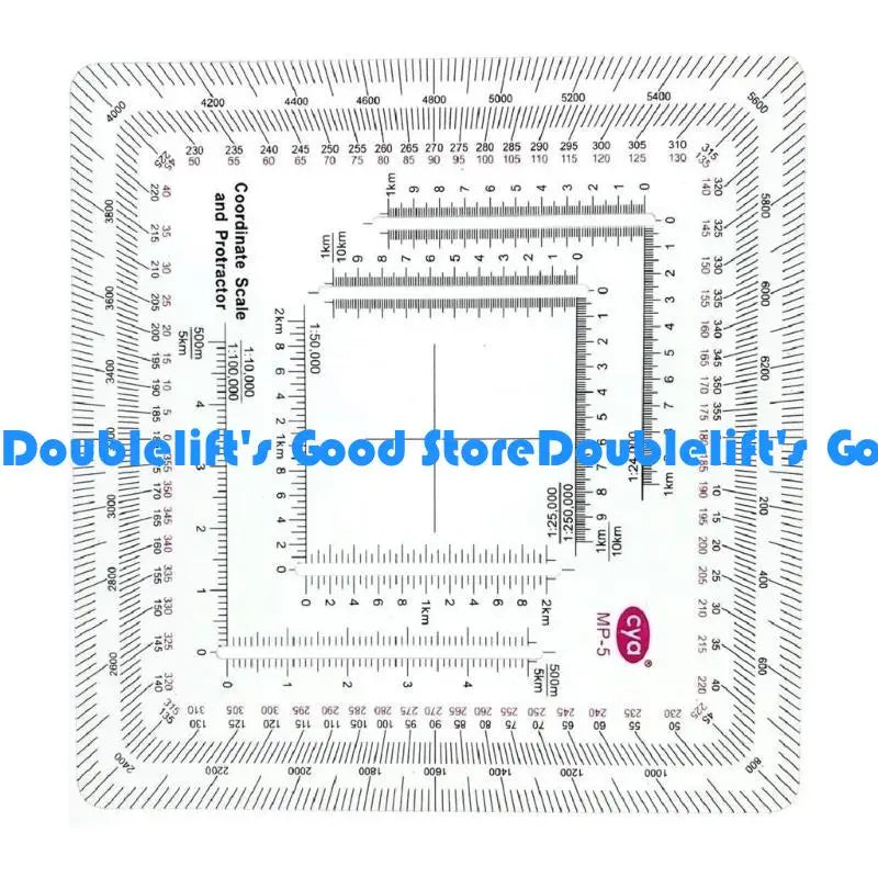 R9UF MGRS Coordinate Scale Ruler | Map Reading & Land Navigation