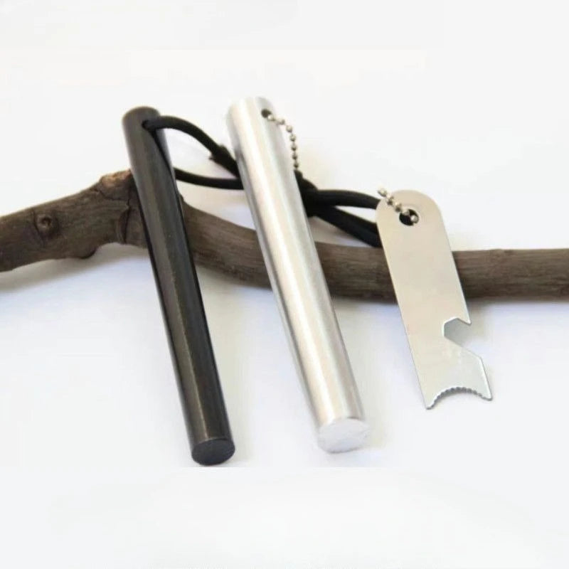 Outdoor Survival Fire Starter | Magnesium Flint Rod Kit