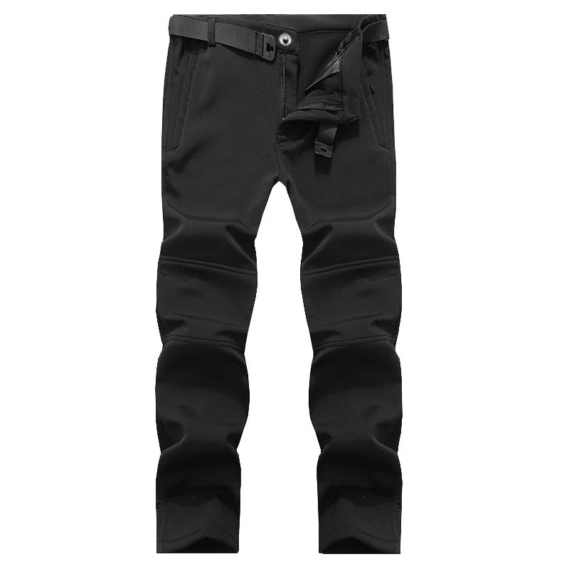 TRVLWEGO Men’s Winter Softshell Pants | Waterproof Hiking & Outdoor Pants