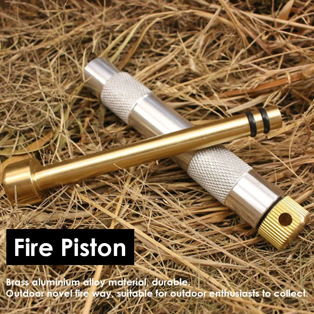 Brass Fire Piston Kit | Outdoor Emergency Fire Starter