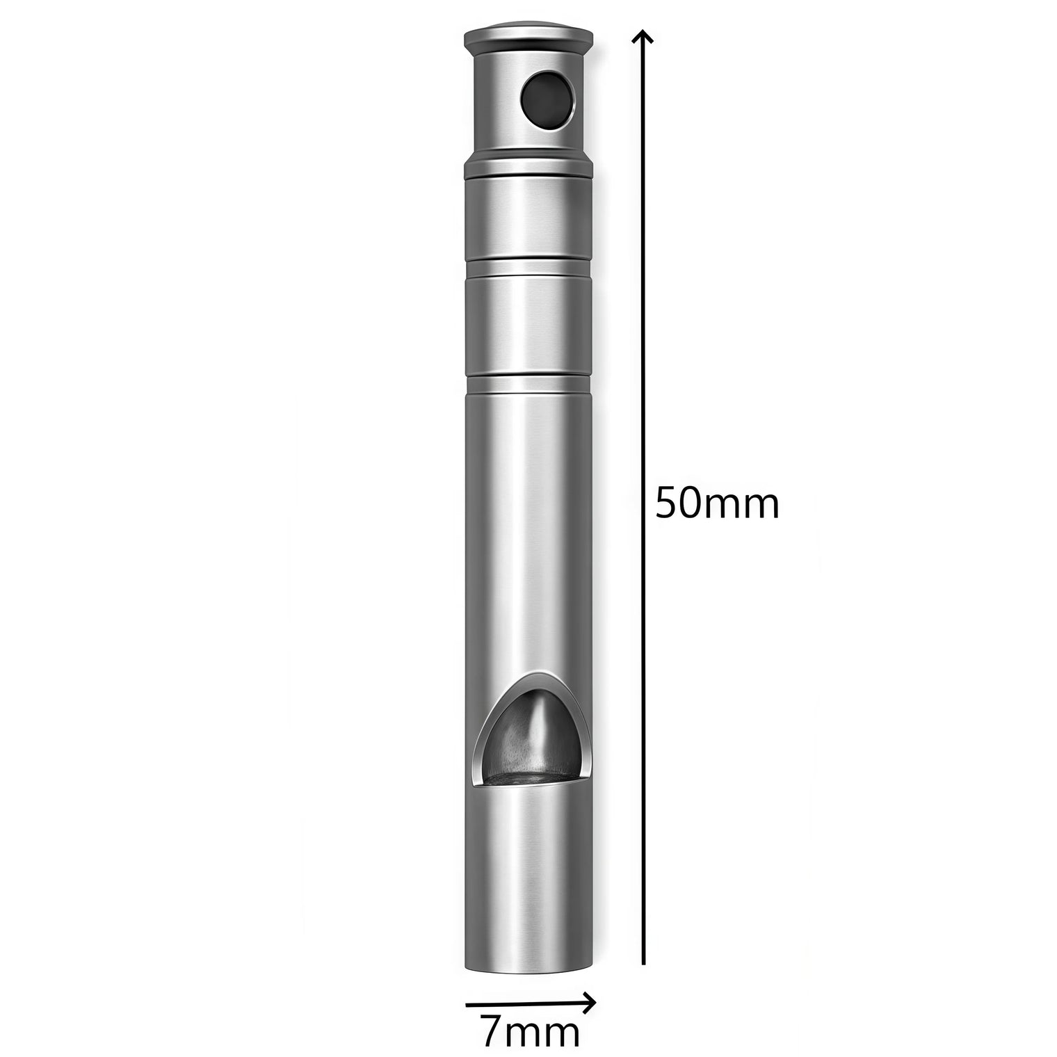 Titanium Emergency Survival Whistle with Lanyard – Ultralight Safety Whistle for Camping, Hiking & Outdoor Adventures