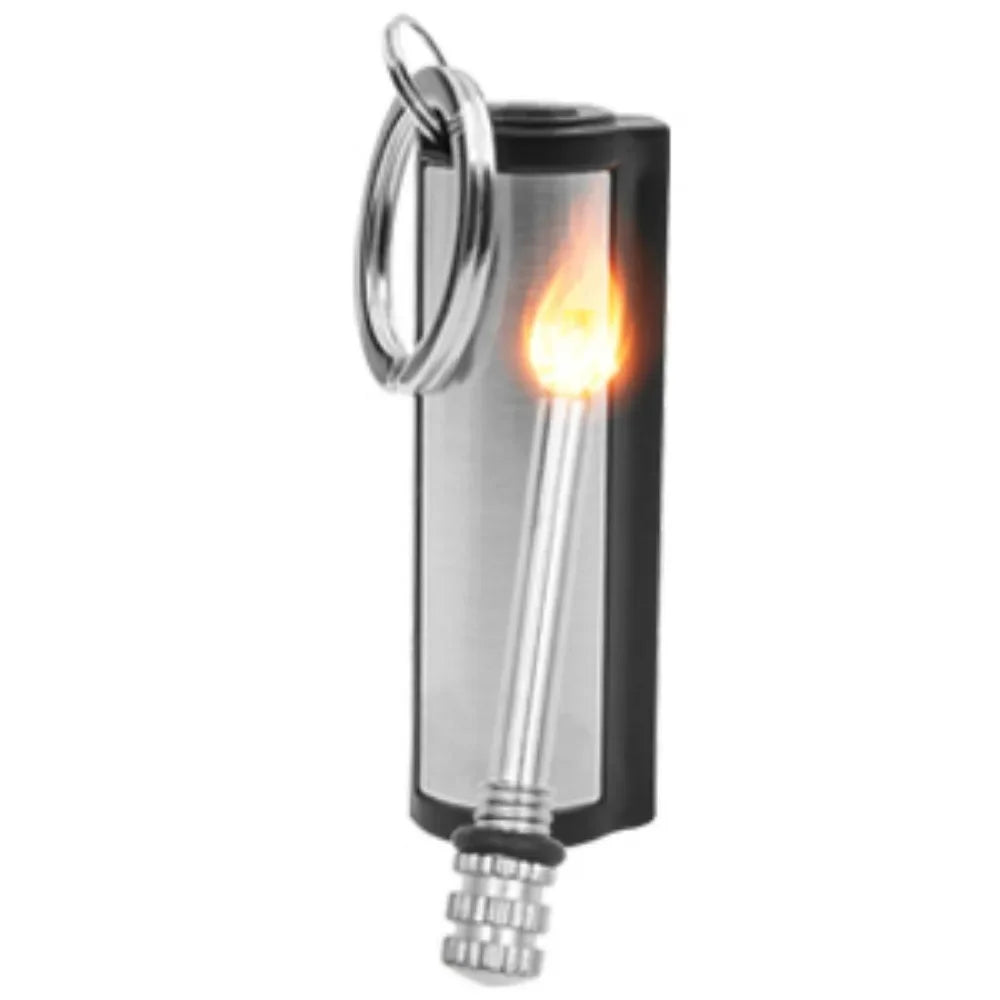 Permanent Match Lighter | Waterproof Keychain Fire Starter | Outdoor Adventure Tool