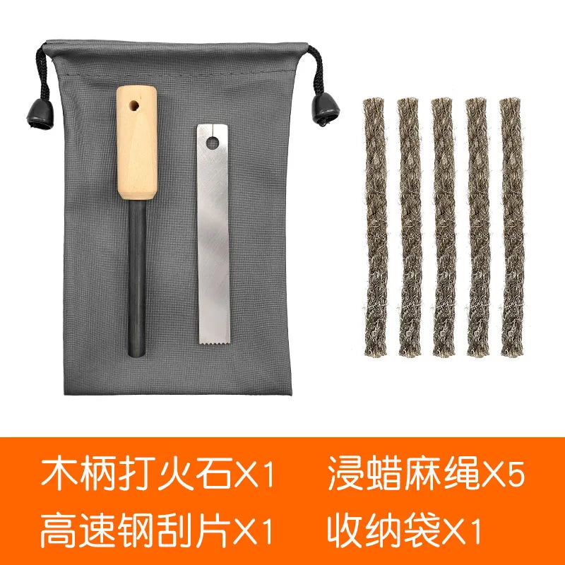 Windproof Waterproof Flint Fire Starter | Outdoor Survival Fire Stick