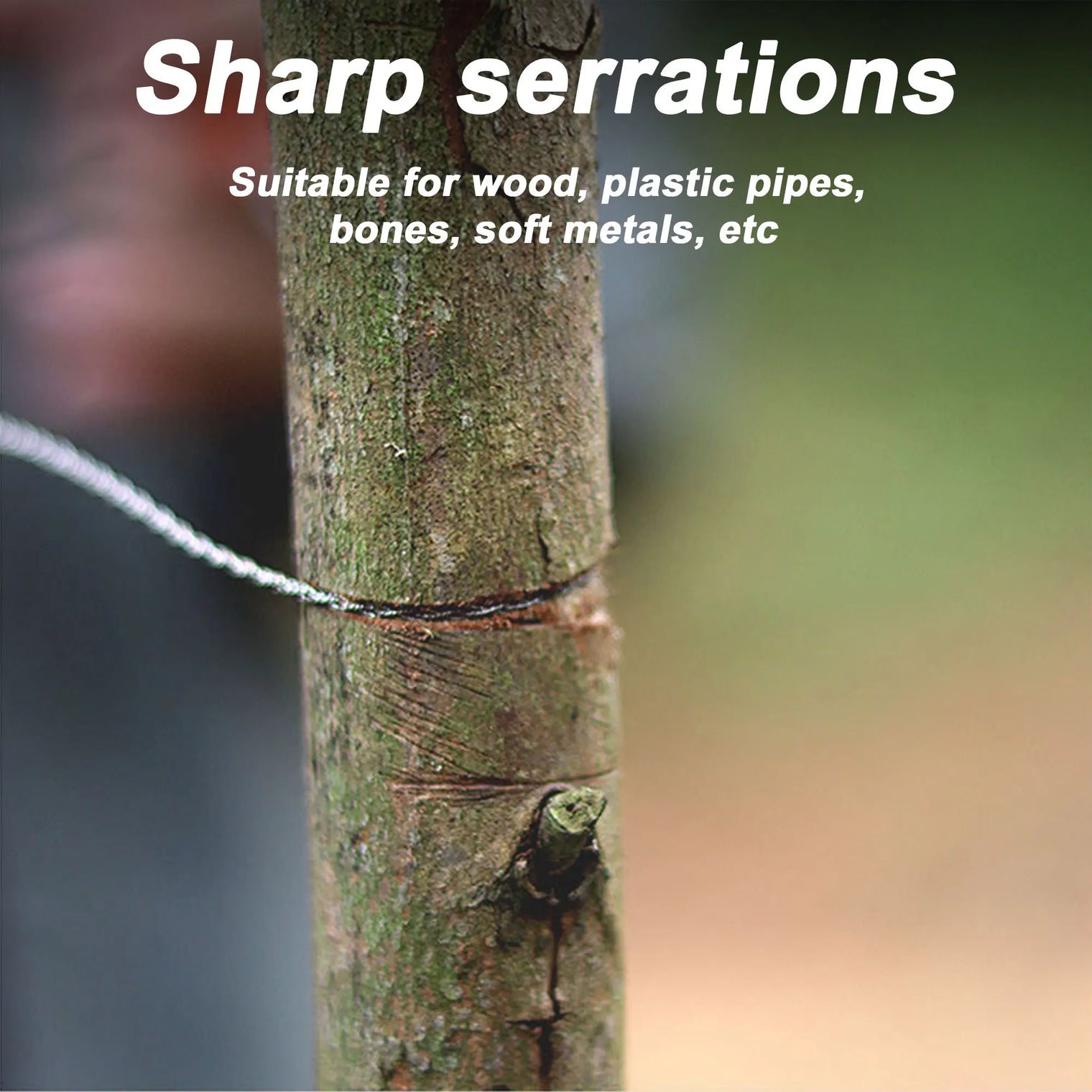 Outdoor Survival Wire Saw | Steel Rope Cutting Tool