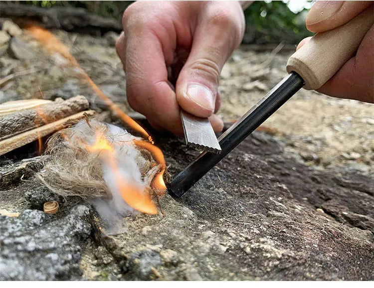 Windproof Waterproof Flint Fire Starter | Outdoor Survival Fire Stick