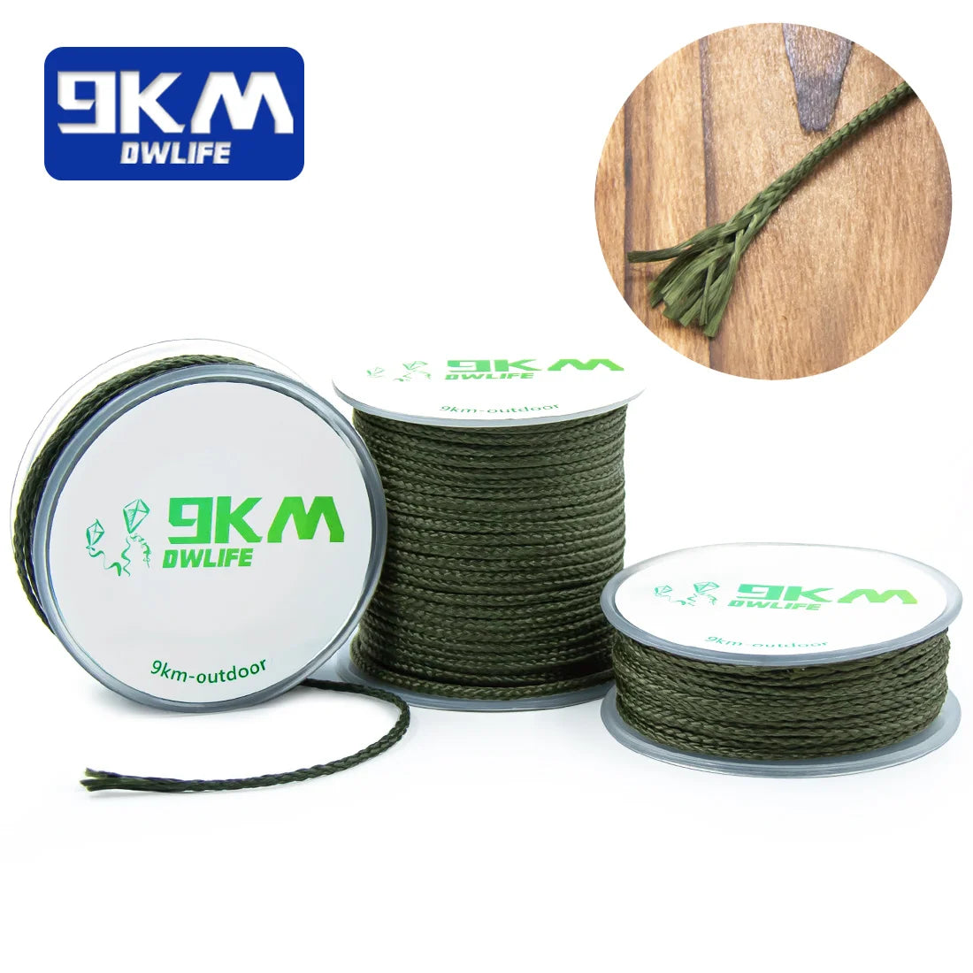 Kevlar Line 1.1–2.3mm | Braided Outdoor Cord for Camping, Hiking and Hammocks