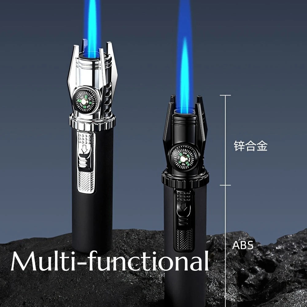 Windproof Emergency Lighter Gun with Compass | Survival Fire Starter