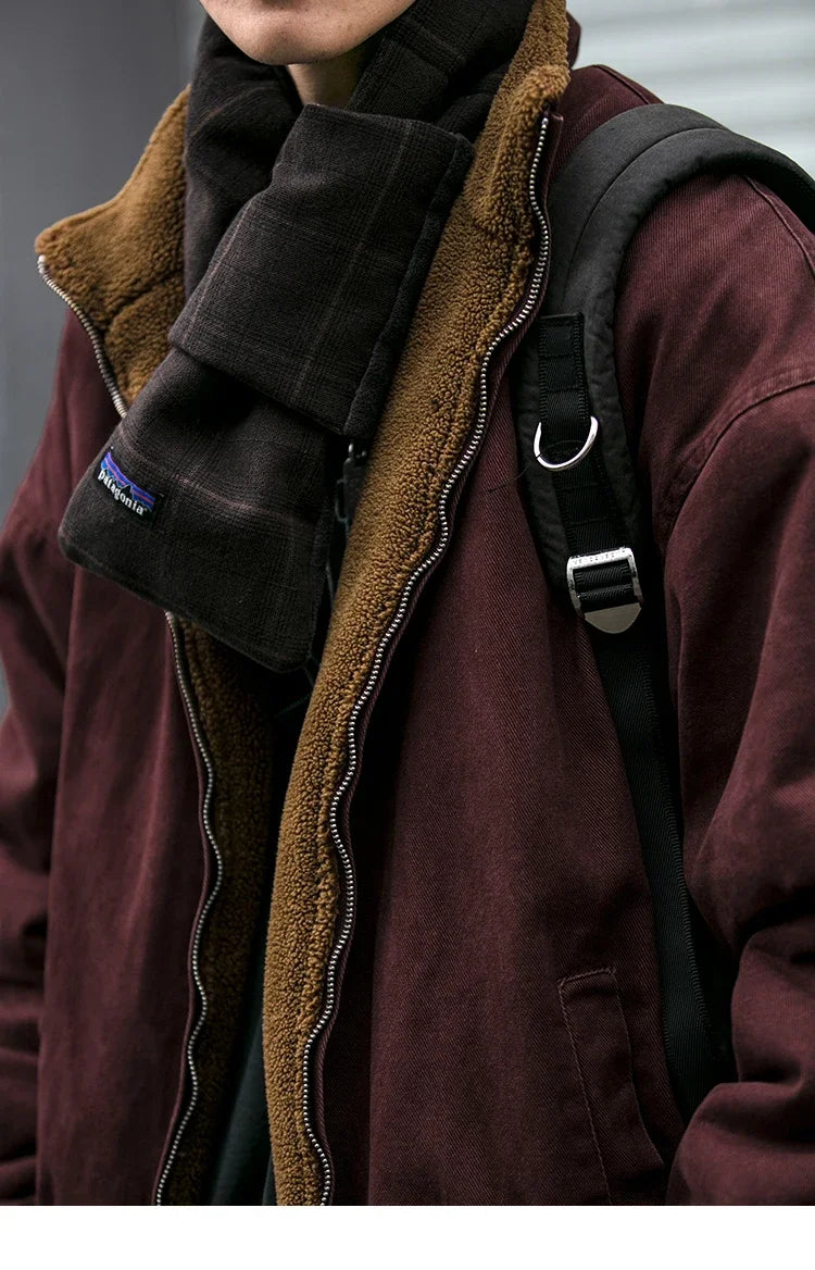 Japanese Vintage Polar Fleece Jacket | Men’s Winter Thick Jacket