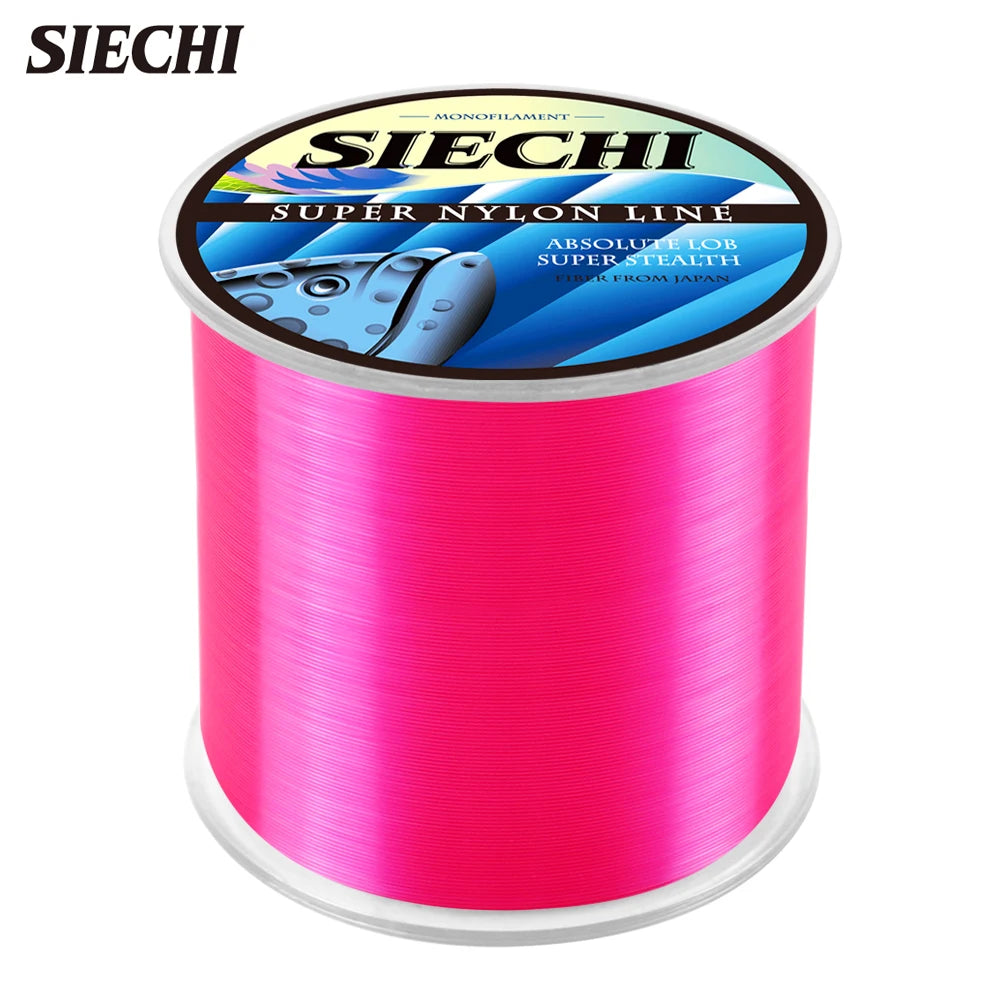 SIECHI Fluorocarbon Fishing Line | 500M / 1000M Strong Sinking Carp Line