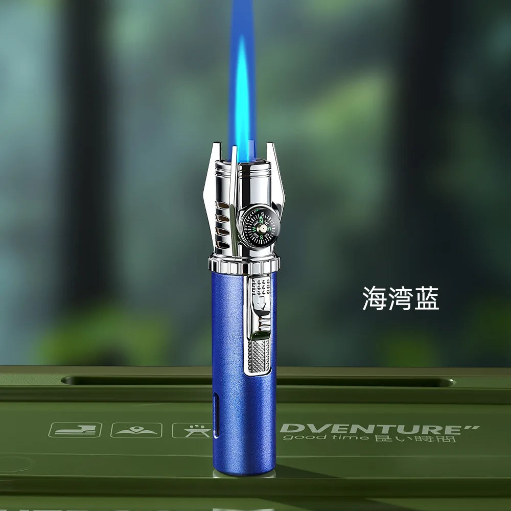 Windproof Emergency Lighter Gun with Compass | Survival Fire Starter