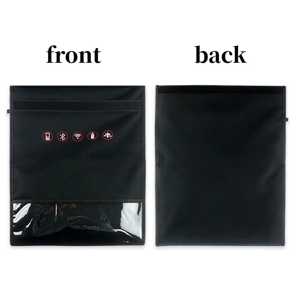 Signal Blocking Bag Mobile Phone Anti-radiation Signal Shielding Bag Faraday Cage Pouch Car Key Radiation Protection Storage Bag