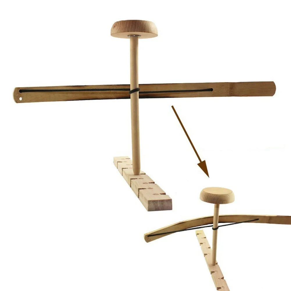 Bow Drill Kit Fire Starter | Primitive Wood Survival Tool