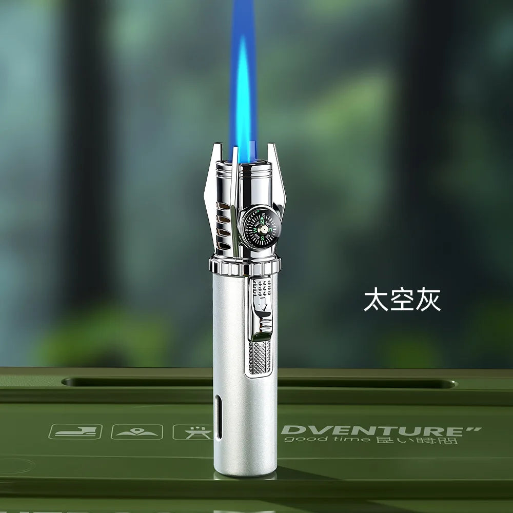 Windproof Emergency Lighter Gun with Compass | Survival Fire Starter
