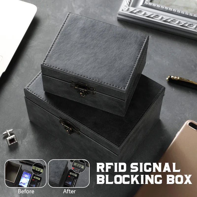Faraday Key Fob Protector Box | Retro RFID Signal Blocking Car Box