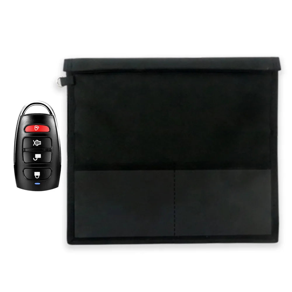 Signal Blocking Bag Mobile Phone Anti-radiation Faraday Cage Pouch Car Key Radiation Protection Storage Bag
