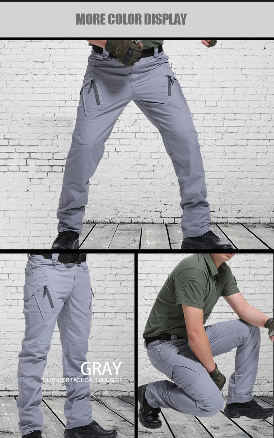 IX7 City Military Tactical Pants | Men’s SWAT Combat & Outdoor Cargo Pants