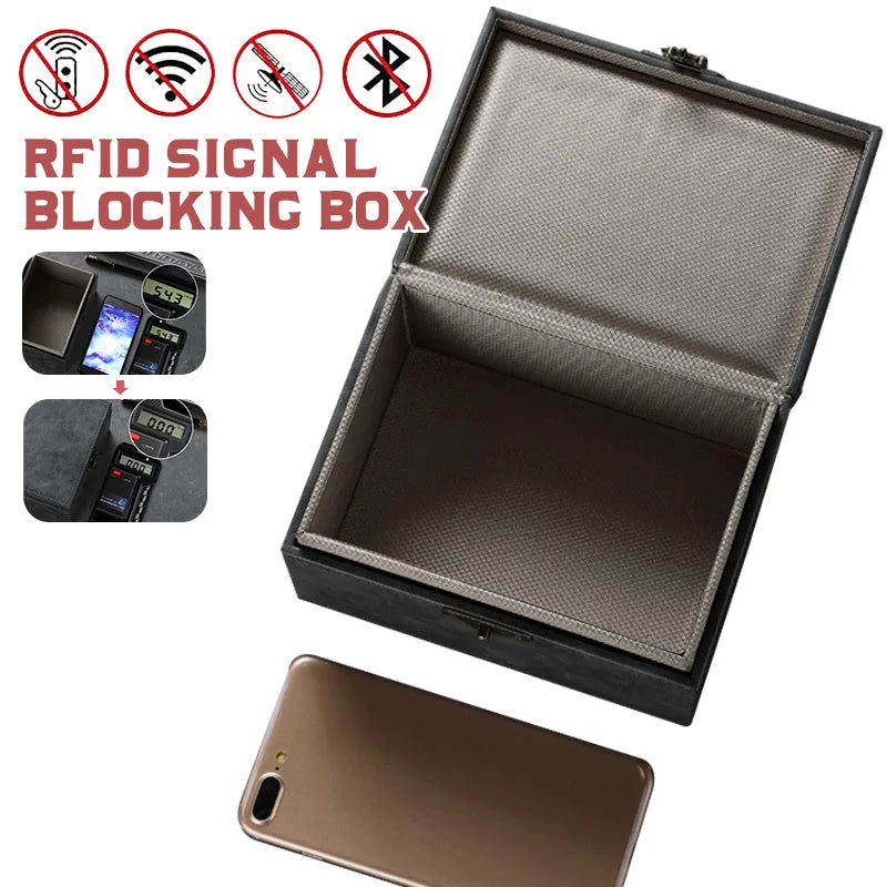 Faraday Key Fob Protector Box | Retro RFID Signal Blocking Car Box