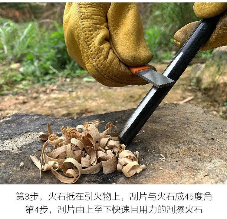 Magnesium Fire Starter Kit | Flint & Ferro Rod Survival Fire Tool