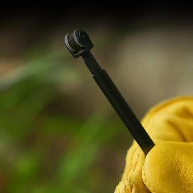 3K Carbon Fiber Handle Outdoor Emergency Survival Camping Roller Flint High Purity Portable Lightweight Fire Stick Equipment