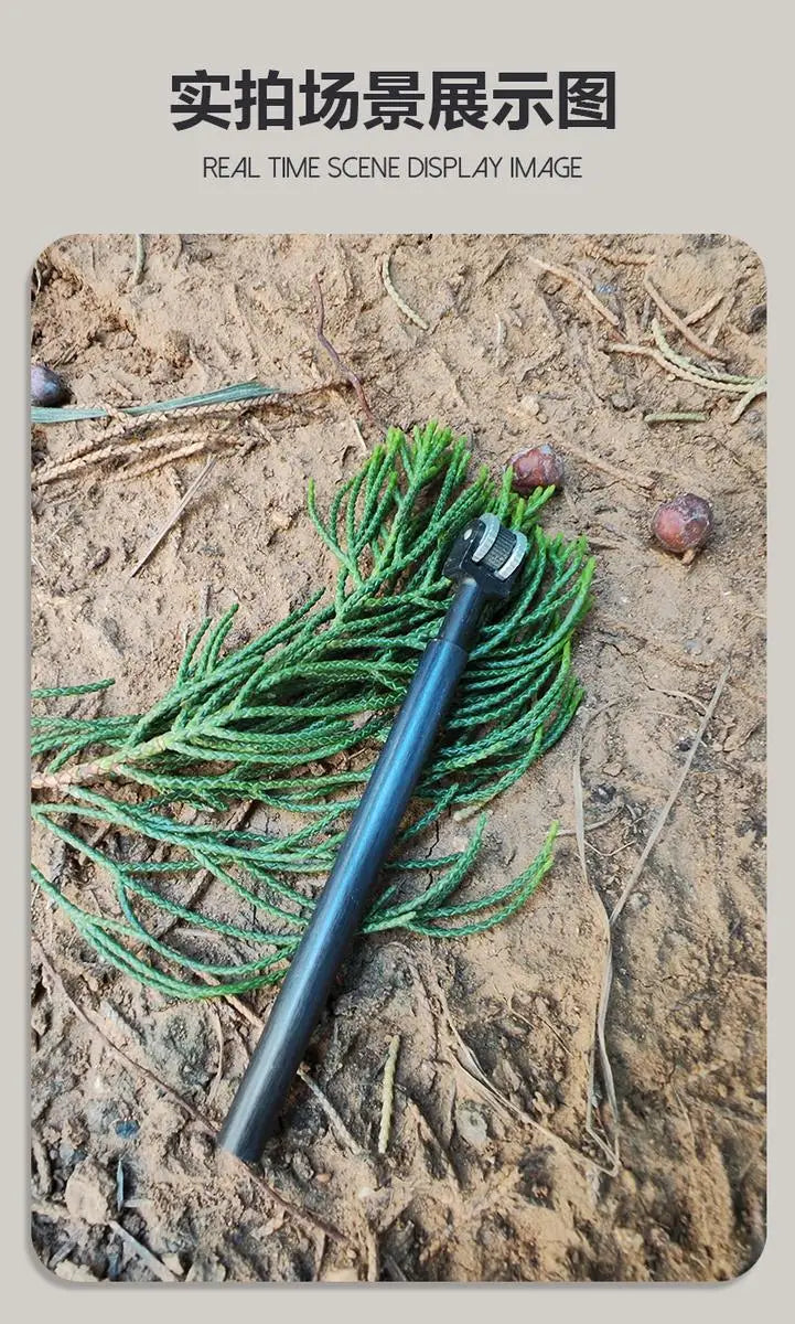 3K Carbon Fiber Handle Outdoor Emergency Survival Camping Roller Flint High Purity Portable Lightweight Fire Stick Equipment