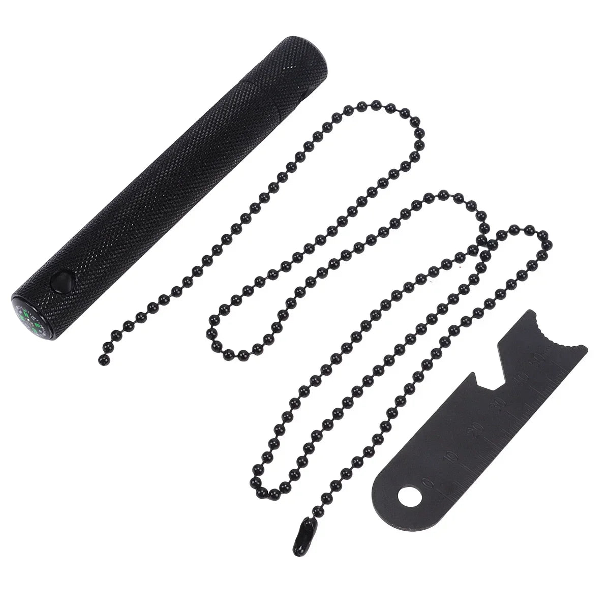 Fire Steel Magnesium Rod | Spark Steel with Chain & Compass