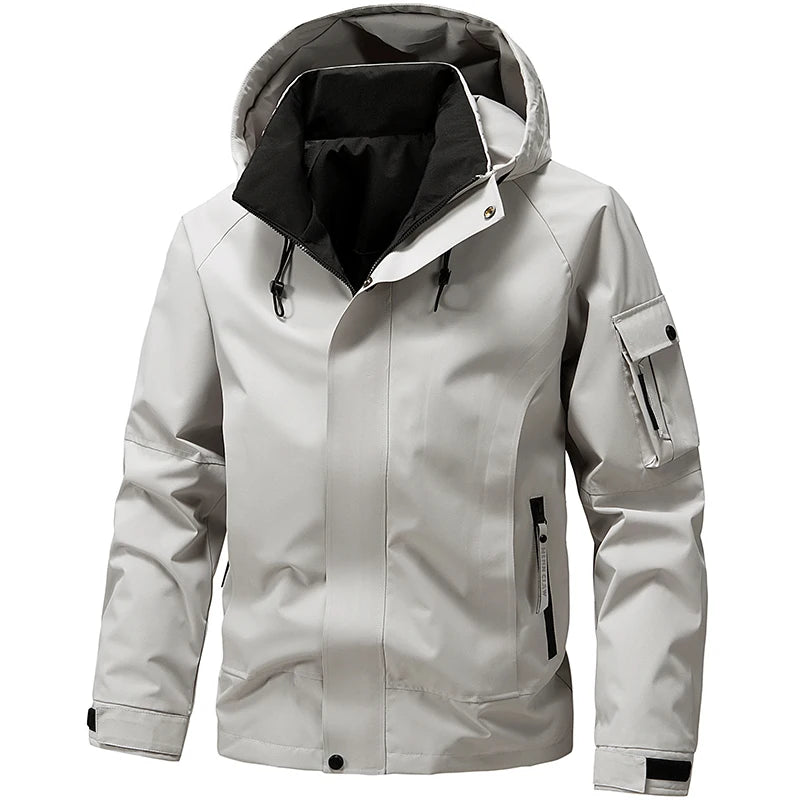 Men’s Waterproof Softshell Jacket | Lightweight Hooded Coat