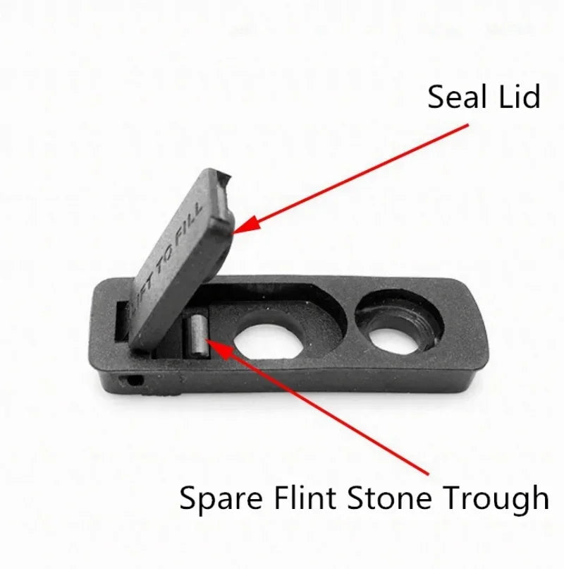 Flint Stone & Cotton Wick Replacement Set | Oil/Kerosene Lighters