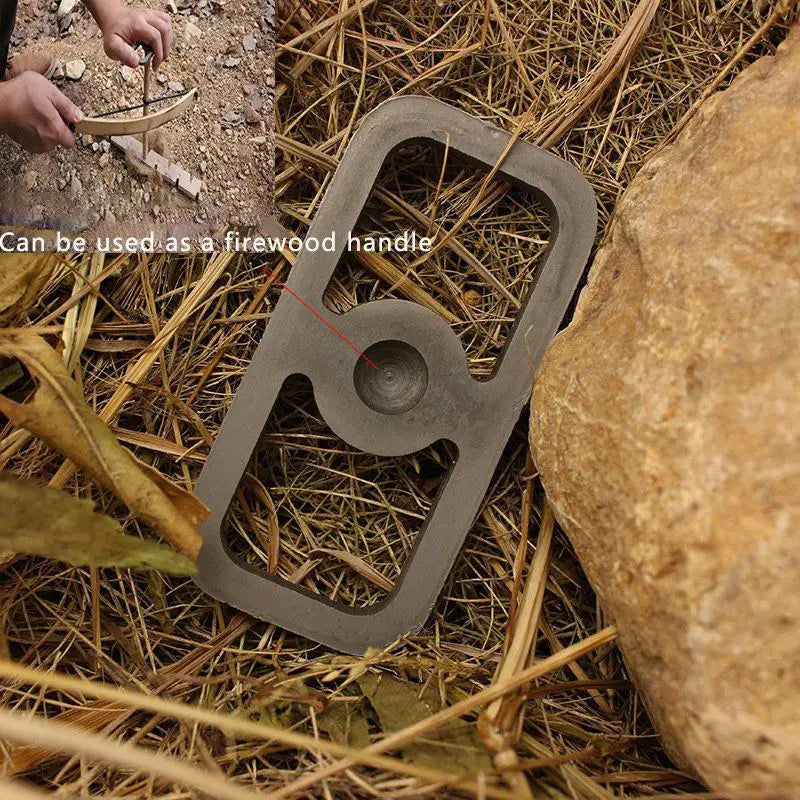 Portable Carbon Steel Fire Starter | Outdoor Survival Flint Tool