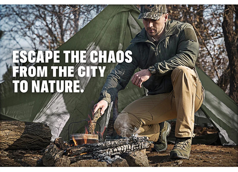 Men’s Convertible Cargo Tactical Pants | Water-Resistant Hiking & Outdoor Pants