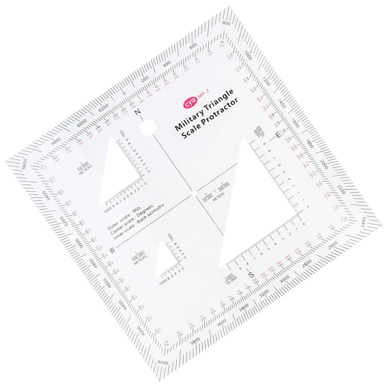 Military Style MGRS Coordinate Scale | Transparent Topographical Map Tool