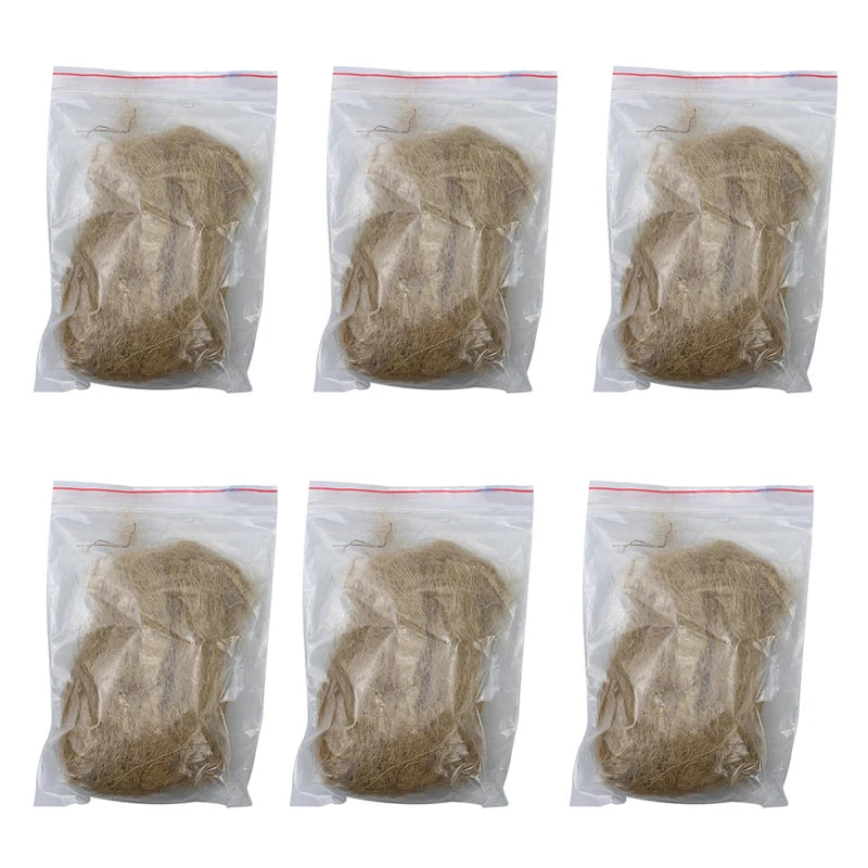 Natural Jute Silk Fire Starters | Lightweight Emergency Fire Igniter