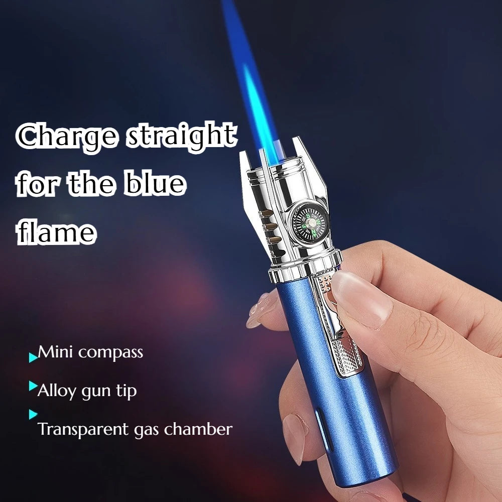 Windproof Emergency Lighter Gun with Compass | Survival Fire Starter