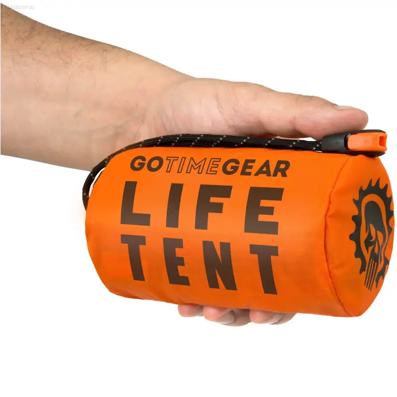 Go Time Gear 2-Person Waterproof Emergency Survival Tent with Thermal Protection for Camping and Hiking